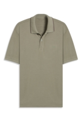Polo Piquet Washed Ellus Silver