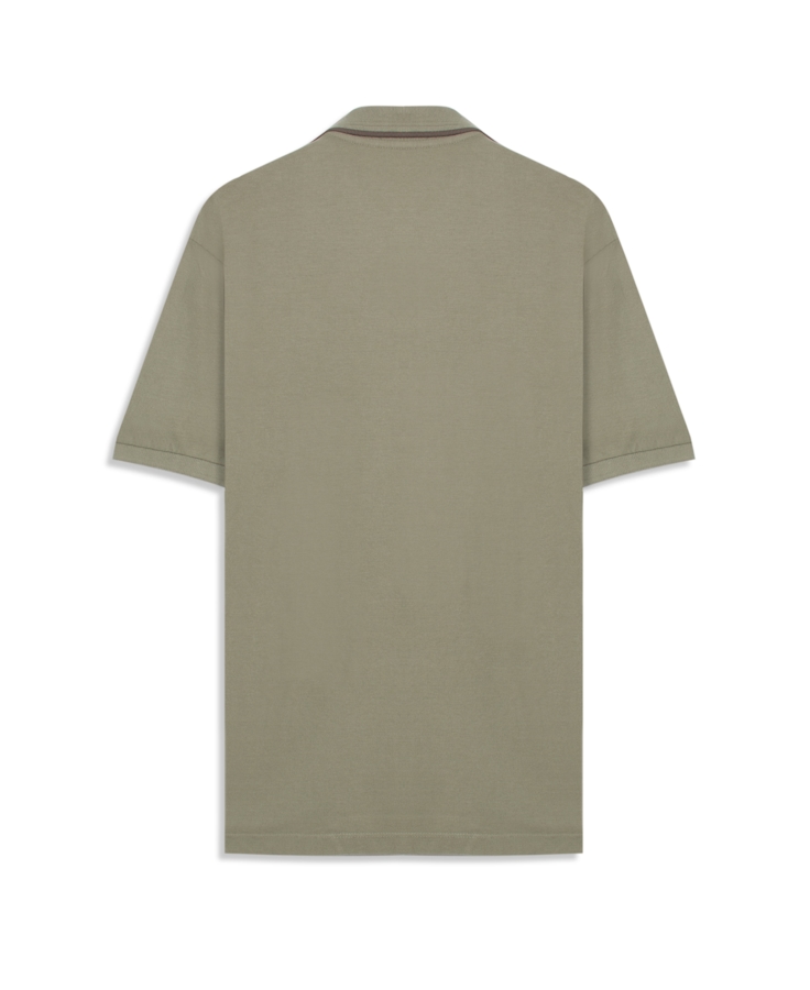 Polo Piquet Washed Ellus Silver