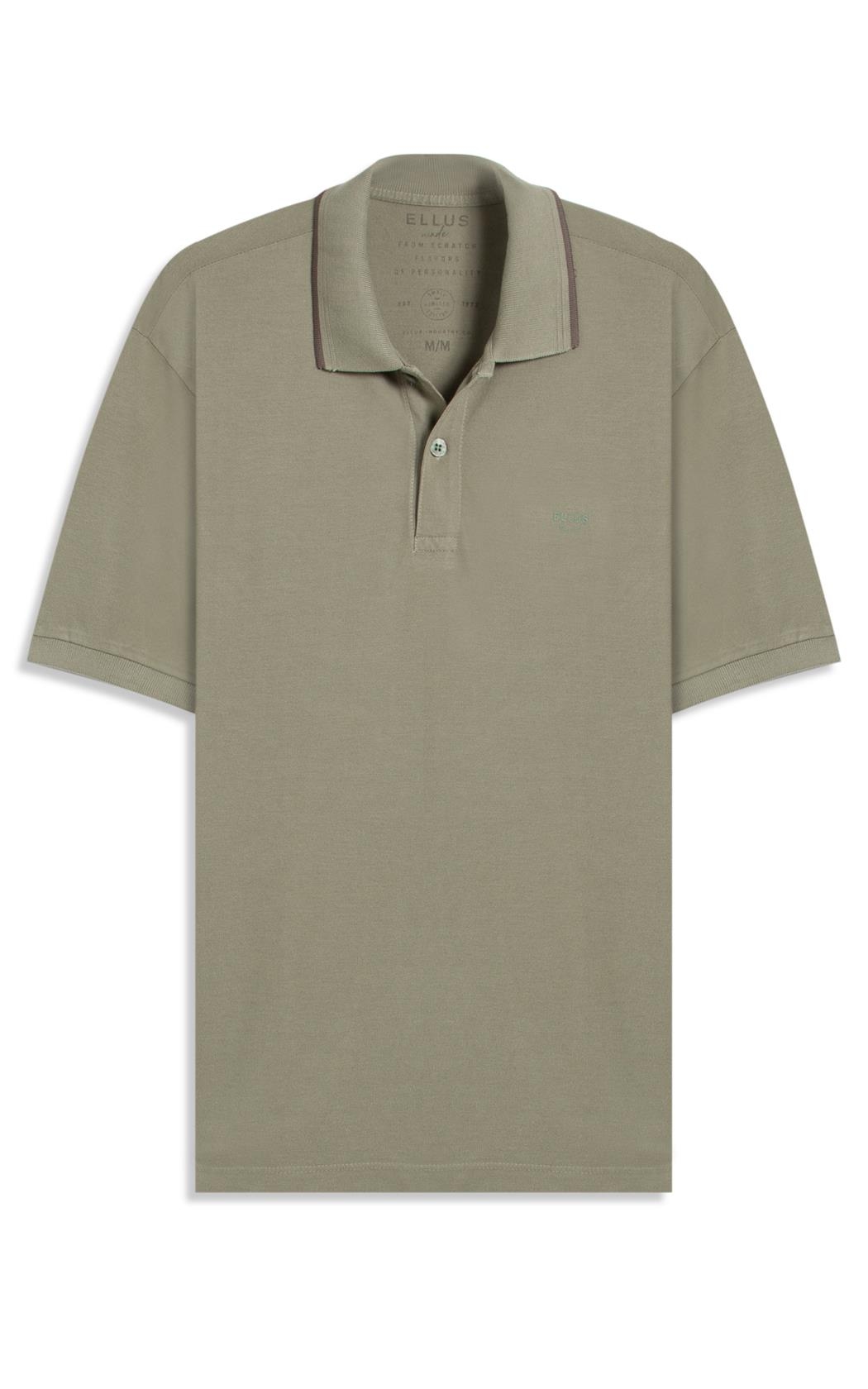 Polo Piquet Washed Ellus Silver