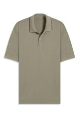 Polo Piquet Washed Ellus Silver