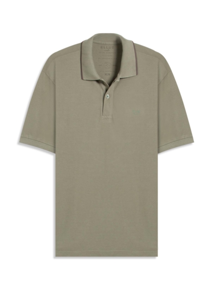 Polo Piquet Washed Ellus Silver