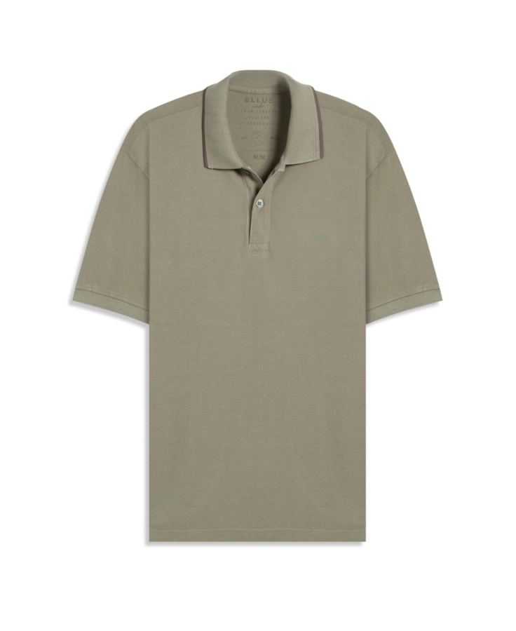 Polo Piquet Washed Ellus Silver