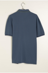 Polo Piquet Washed Mirror Dark Navy