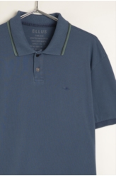 Polo Piquet Washed Mirror Dark Navy