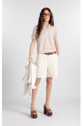 Polo Power Knit Piping Natural