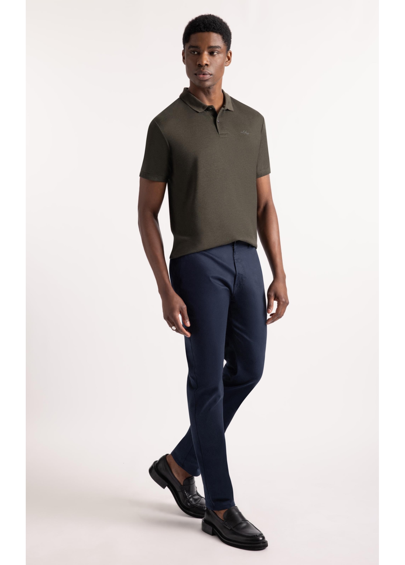 Polo Rib Fine Ellus Classic Floresta