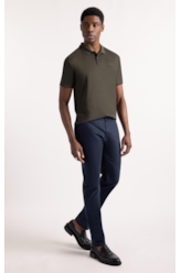 Polo Rib Fine Ellus Classic Floresta