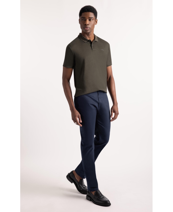 Polo Rib Fine Ellus Classic Floresta