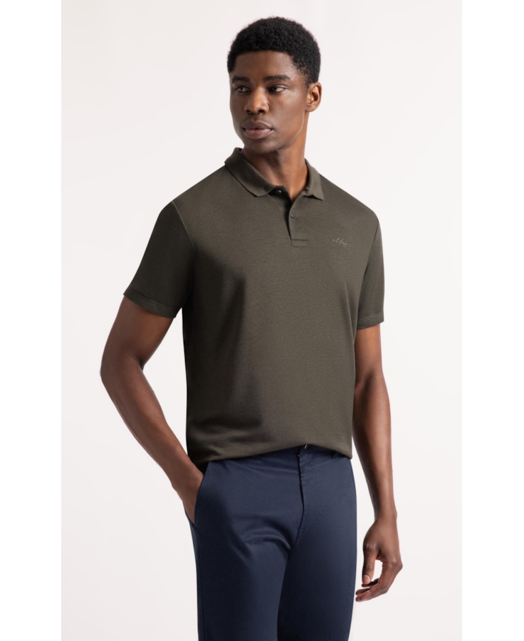 Polo Rib Fine Ellus Classic Floresta