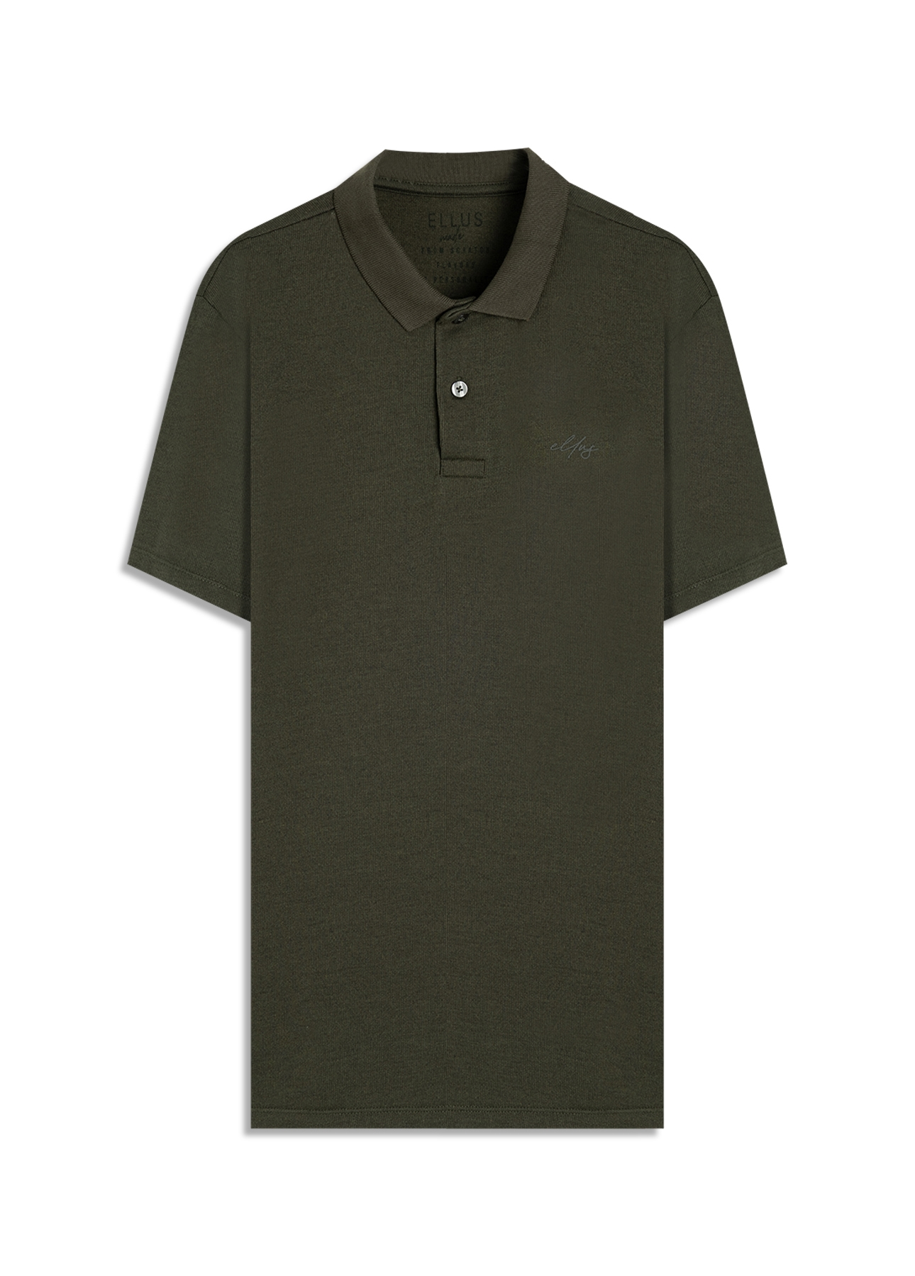 Polo Rib Fine Ellus Classic Floresta