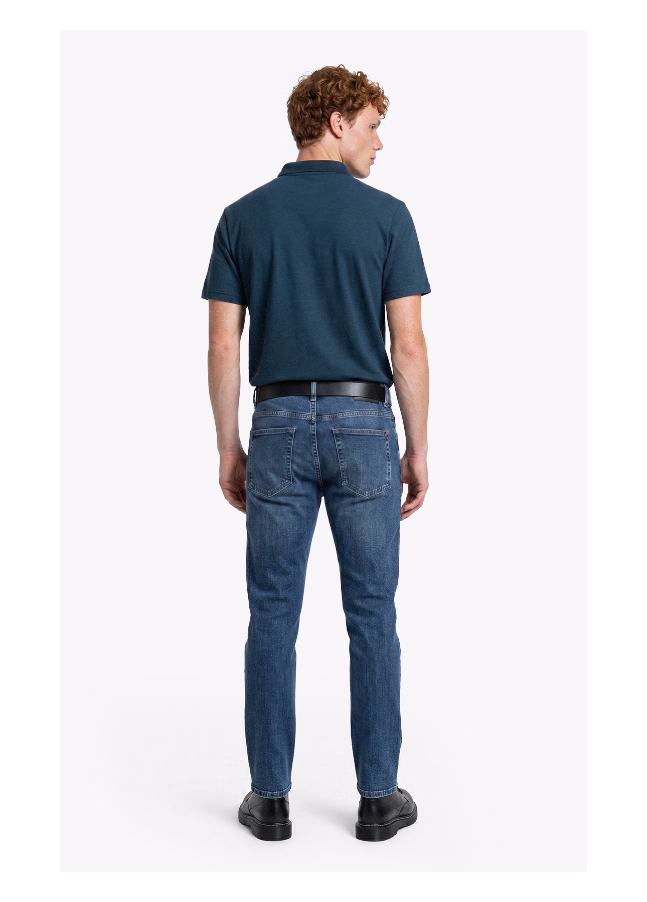 Polo Rib Fine Ellus Classic Petroleo