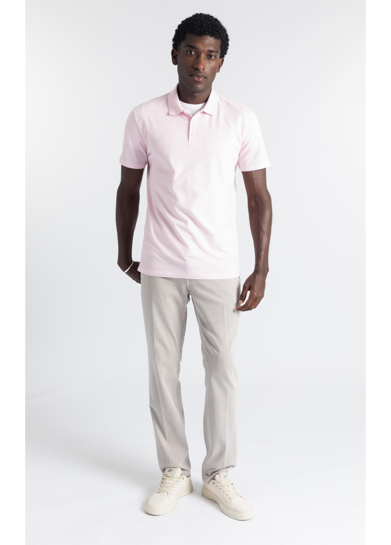 Polo Ribbed Knit Rosa