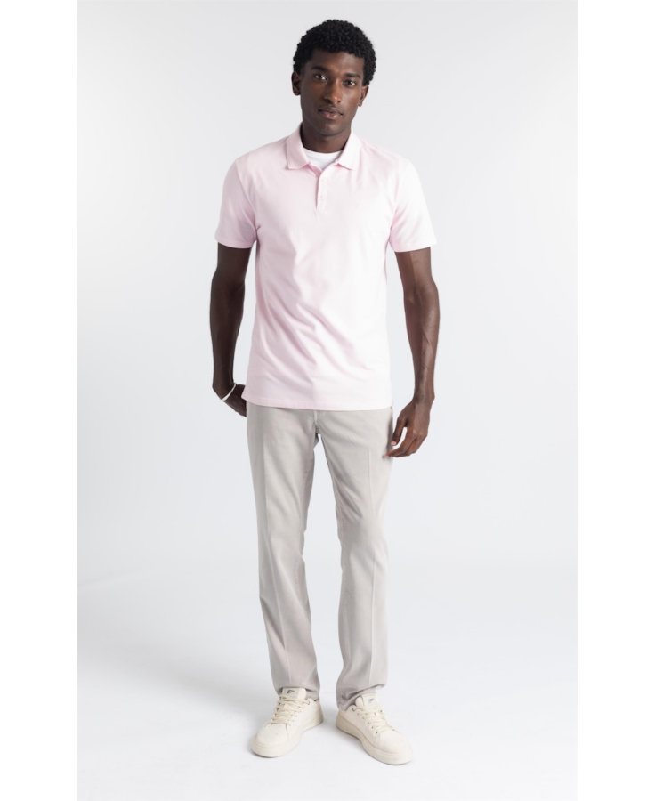 Polo Ribbed Knit Rosa