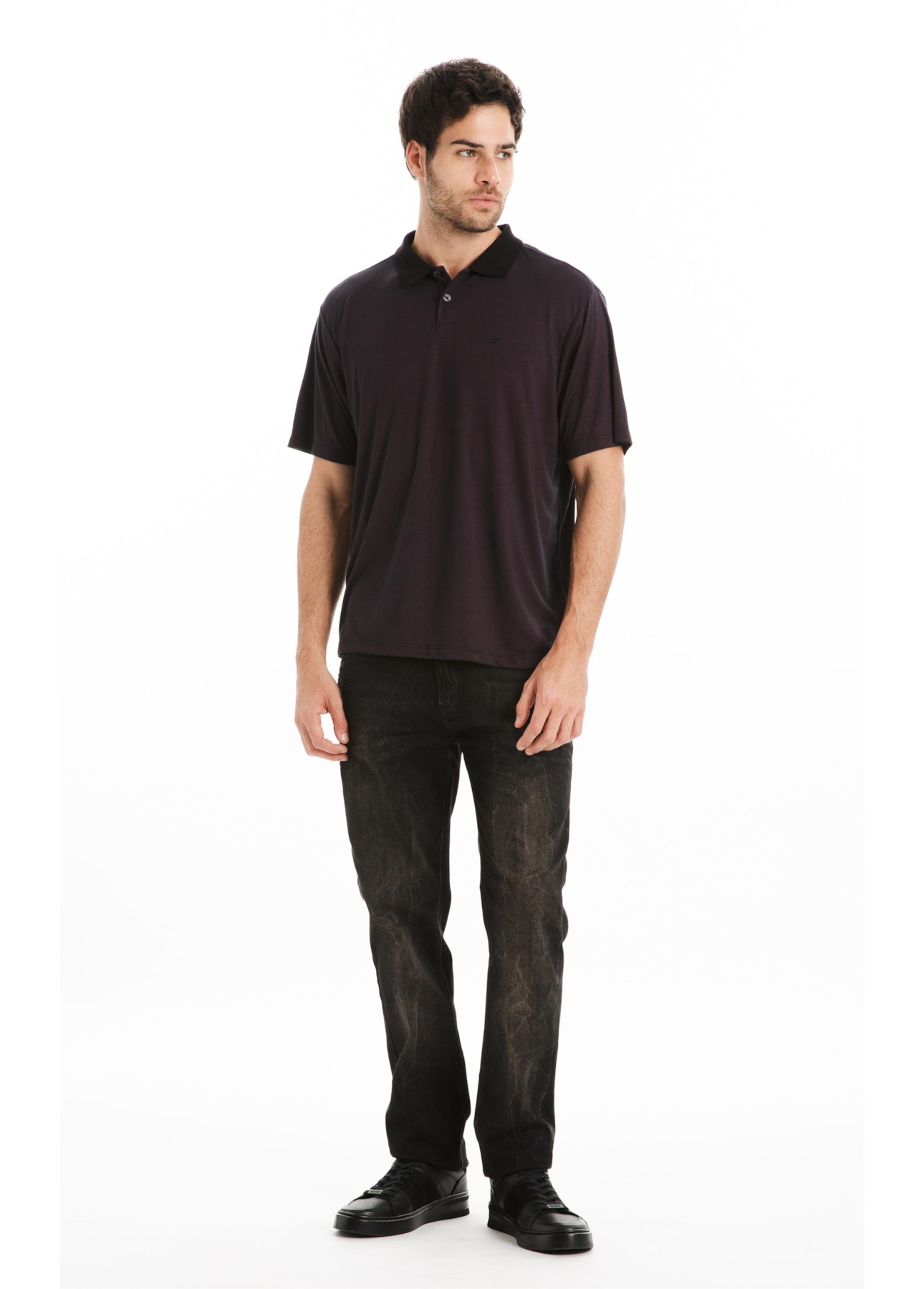 Polo Rocket Modal Ellus Classic Mc Dark Navy