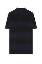 Polo Rugby Bold Stripes Easa Classic Mc Purple Blue