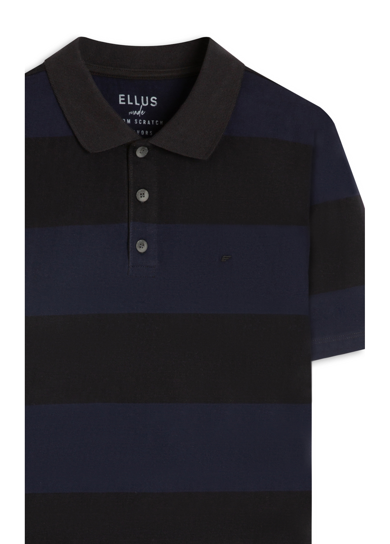 Polo Rugby Bold Stripes Easa Classic Mc Purple Blue