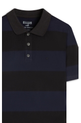Polo Rugby Bold Stripes Easa Classic Mc Purple Blue