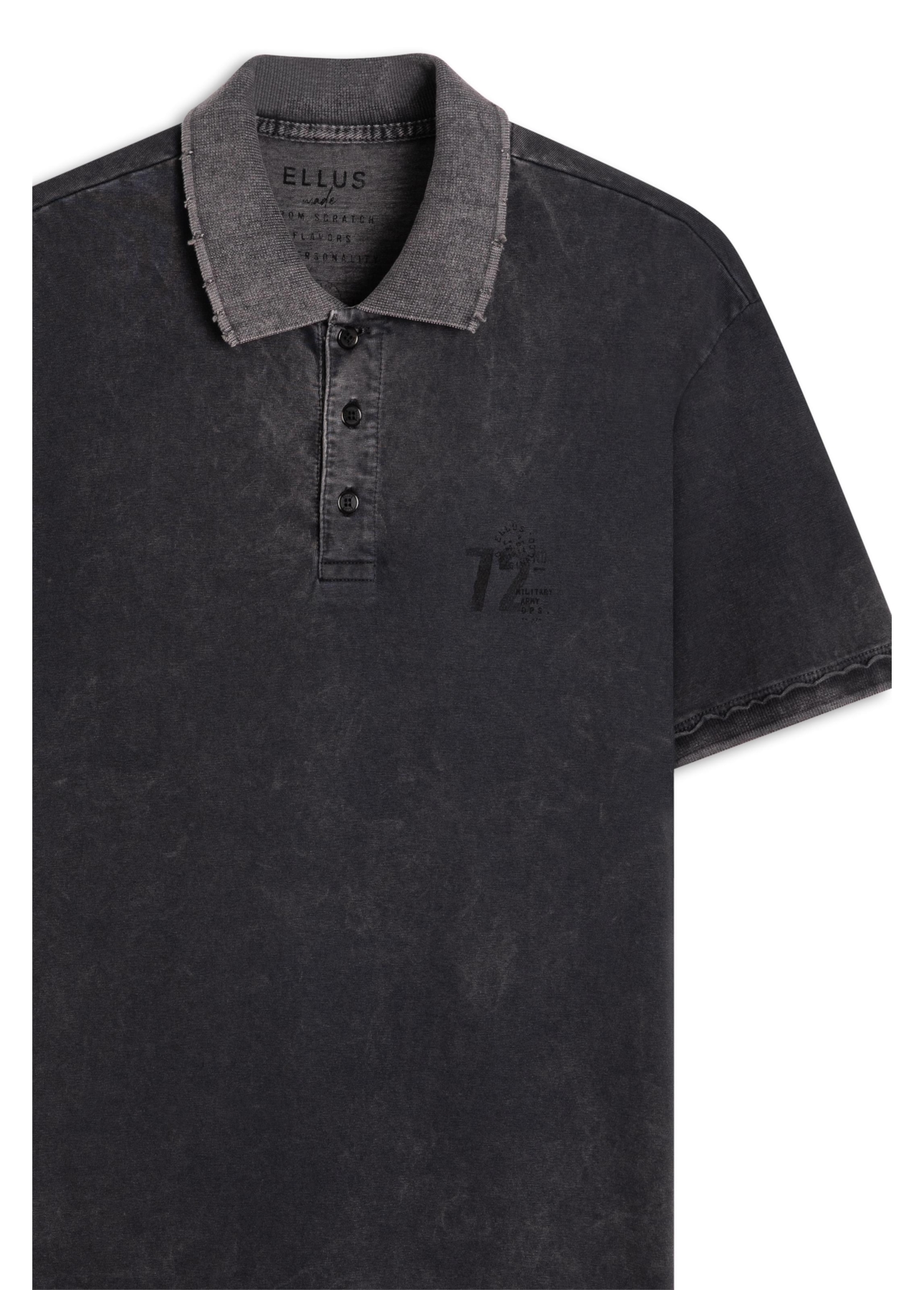 Polo Rugby Marble Ellus 72 Classic Mc Preto
