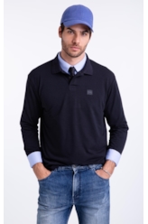 Polo Techno Visco Label Ml Preto