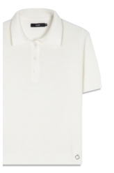 Polo Tricot Basic Knit Off White