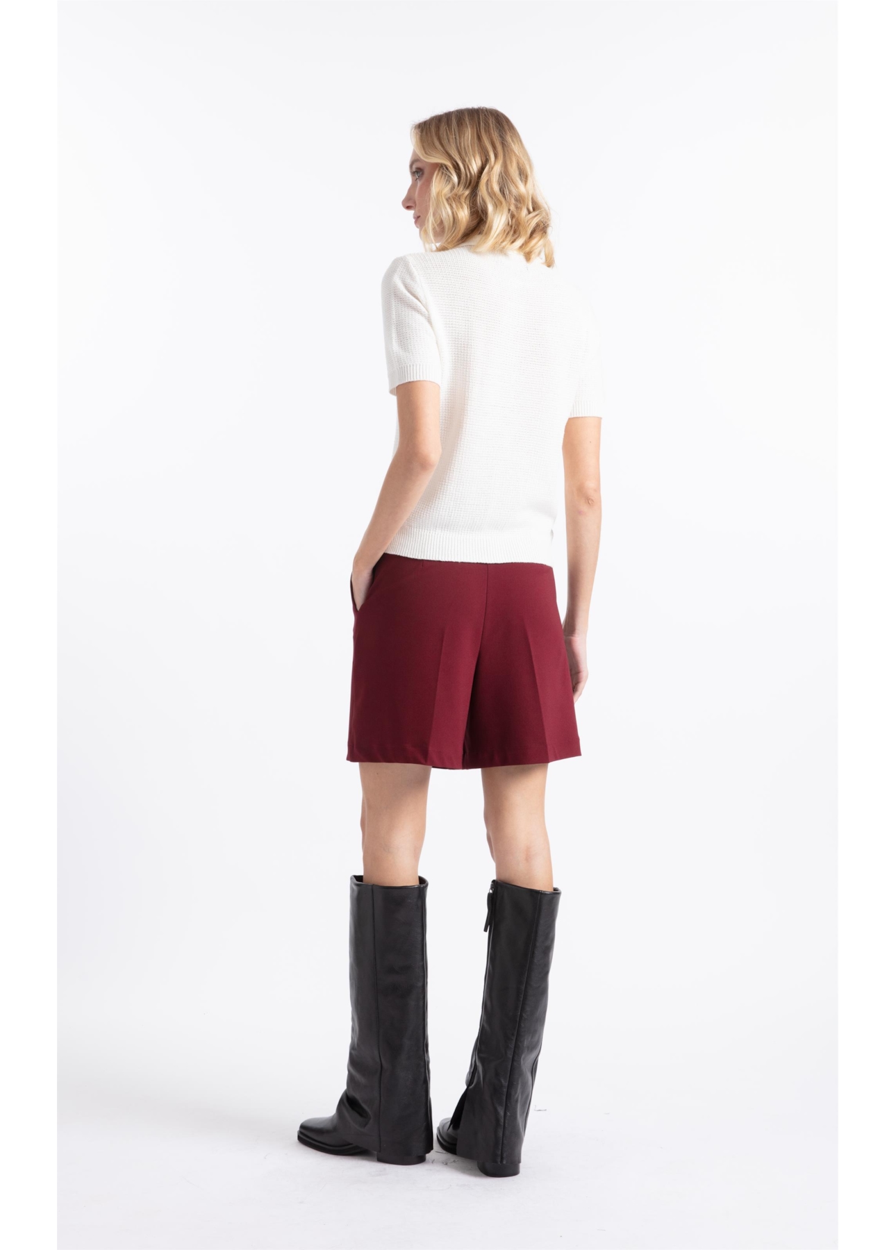 Polo Tricot Basic Knit Off White