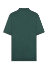 Polo Tricot Cotton Blend Verde Escuro