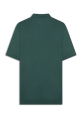 Polo Tricot Cotton Blend Verde Escuro