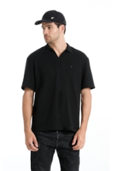 Polo Tricot Fine Ellus Metal Preto