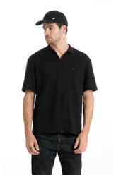 Polo Tricot Fine Ellus Metal Preto