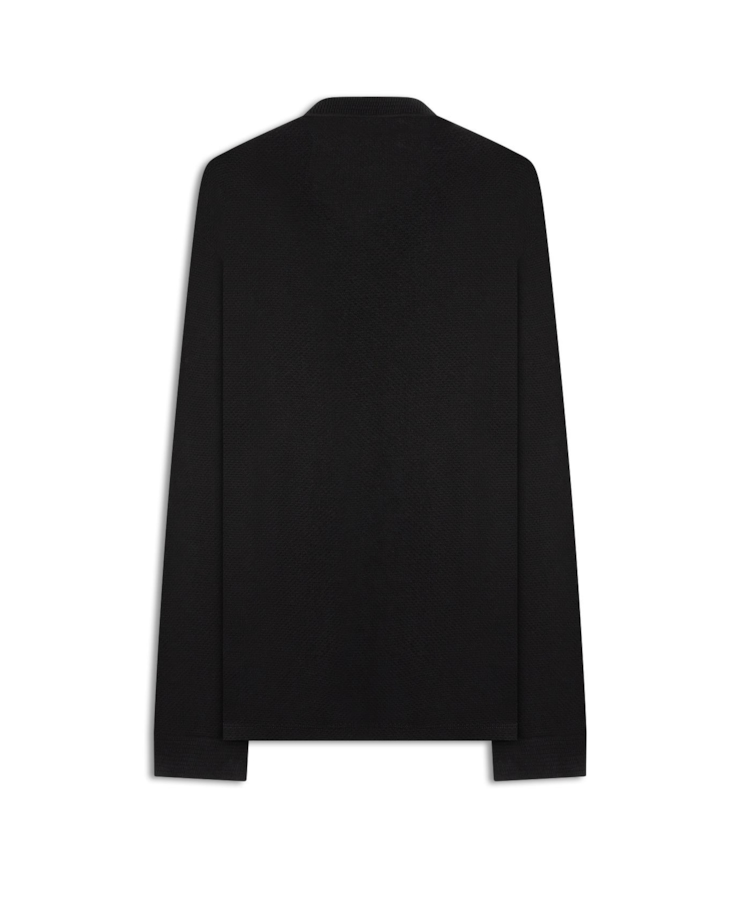 Polo Tricot Fine Ellus Metal Preto
