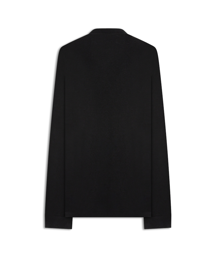 Polo Tricot Fine Ellus Metal Preto