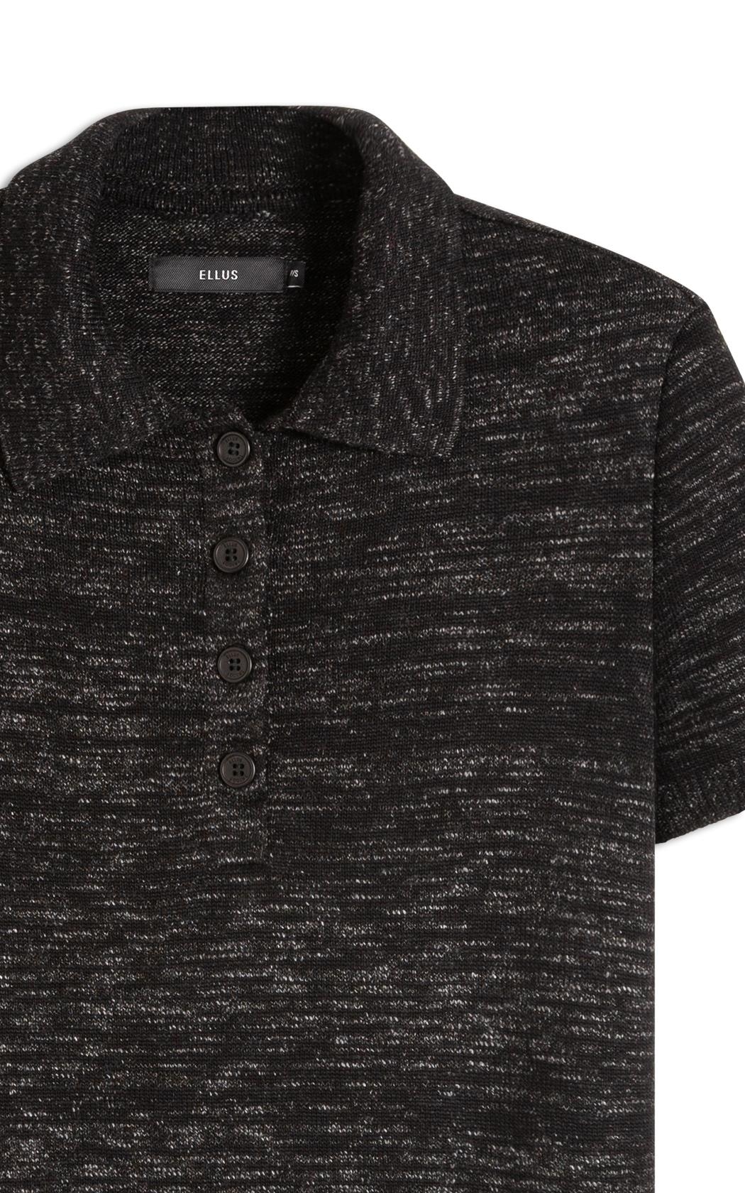 Polo Tricot Flame Jersey Chumbo Mescla