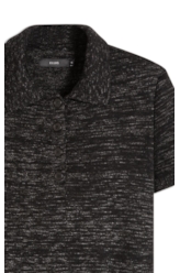 Polo Tricot Flame Jersey Chumbo Mescla