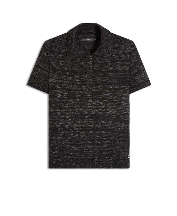 Polo Tricot Flame Jersey Chumbo Mescla