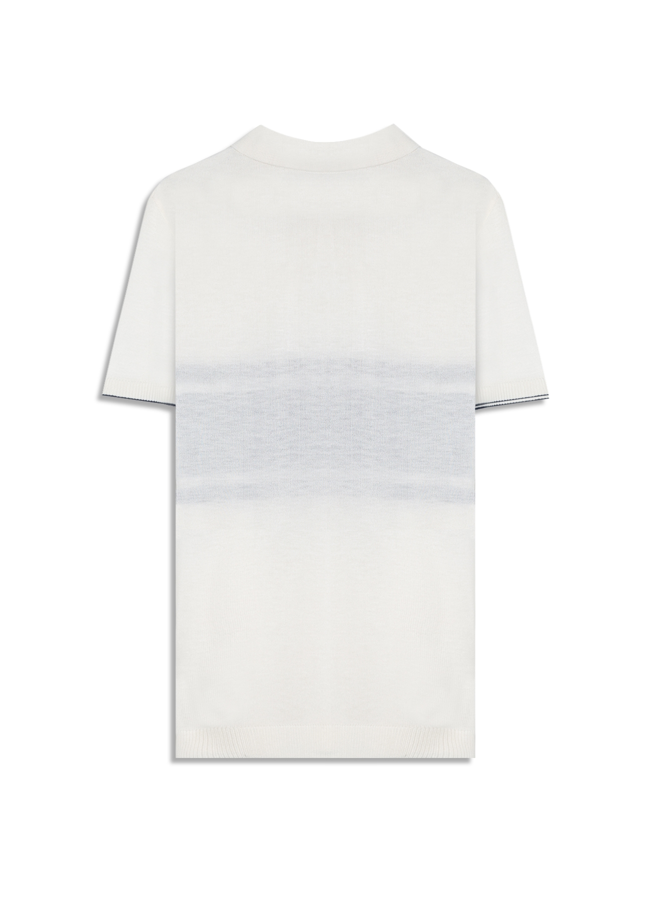 Polo Tricot Jersey Strip Off White