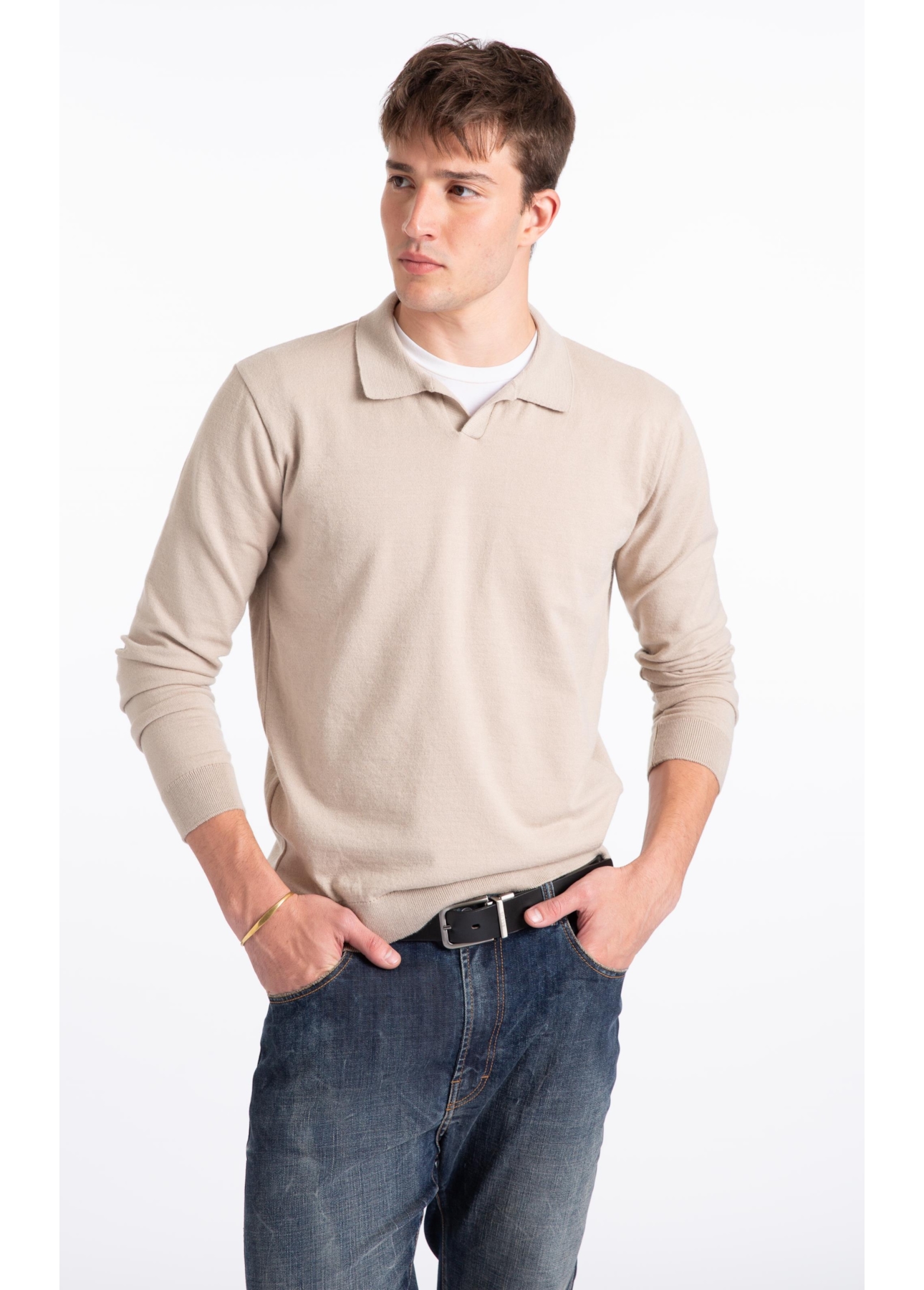 Polo Tricot Siena Knit Areia