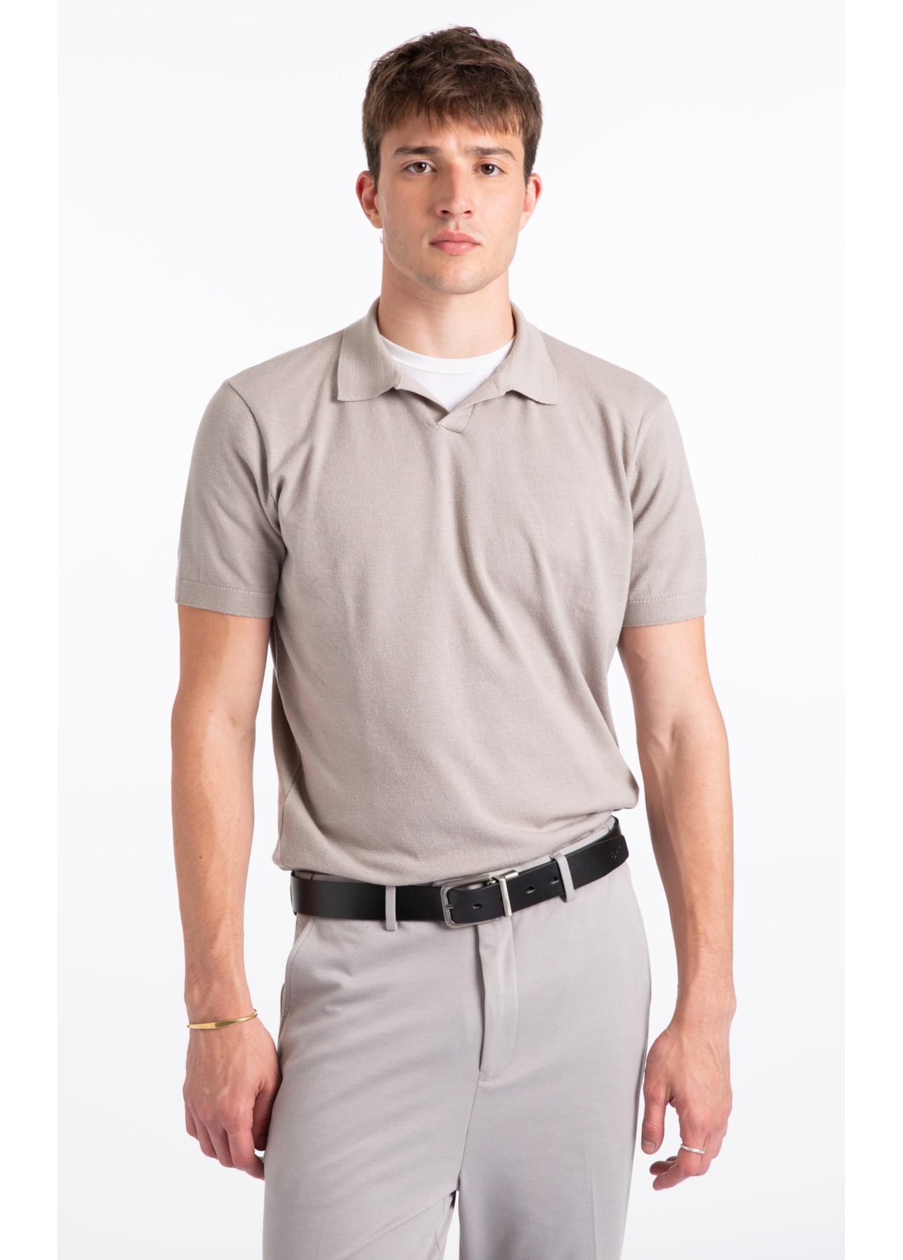 Polo Tricot Siena Knit Greige