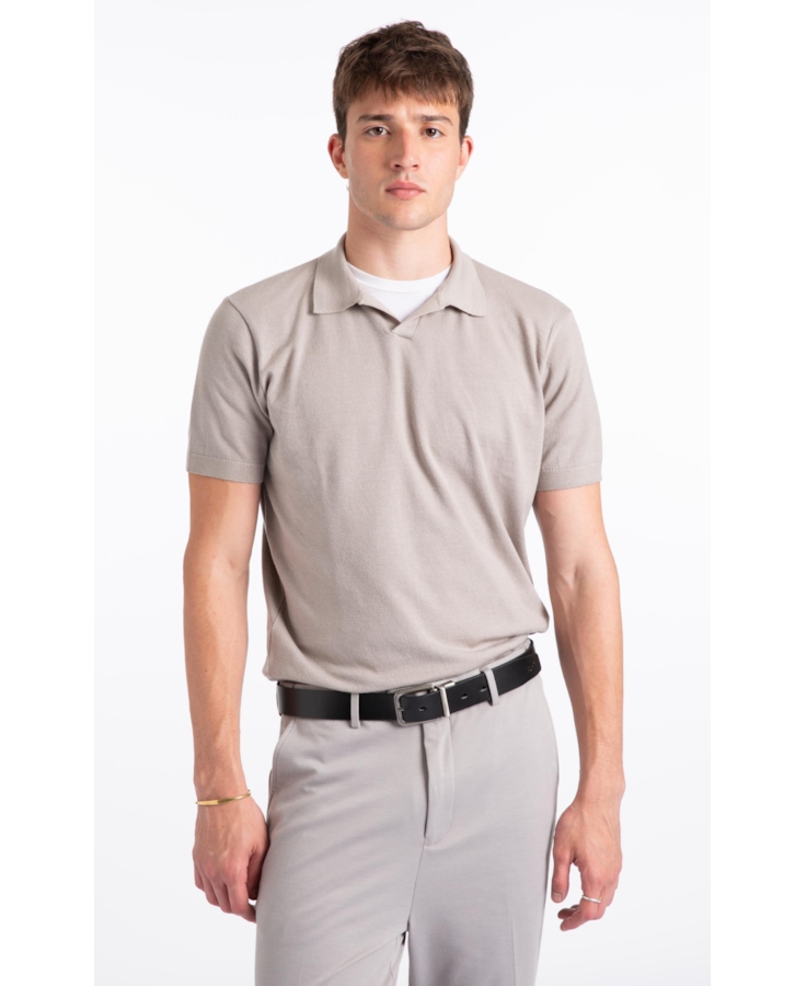 Polo Tricot Siena Knit Greige