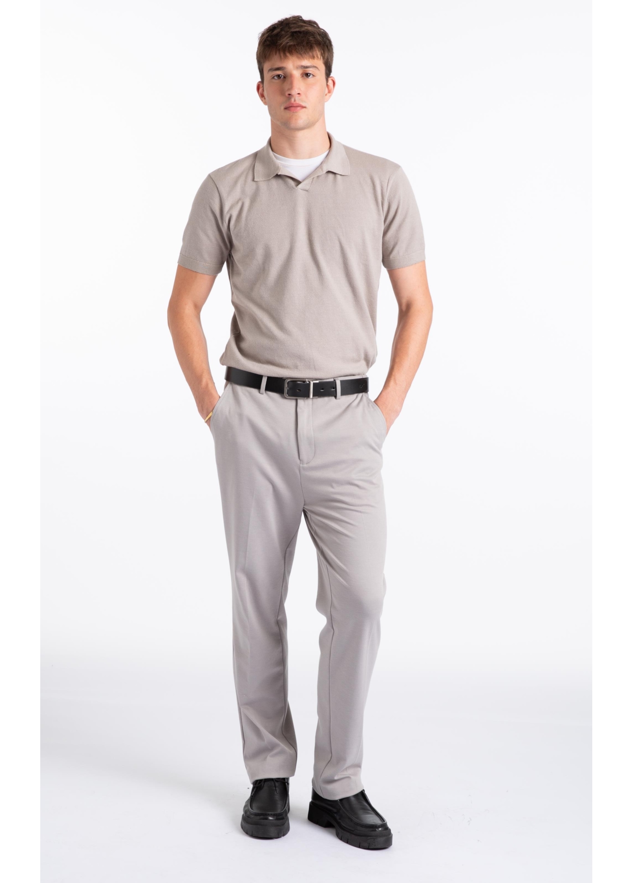 Polo Tricot Siena Knit Greige