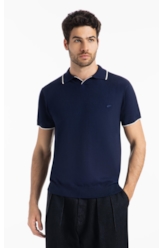 Polo Tricot Techno Visco Sweater Dark Navy