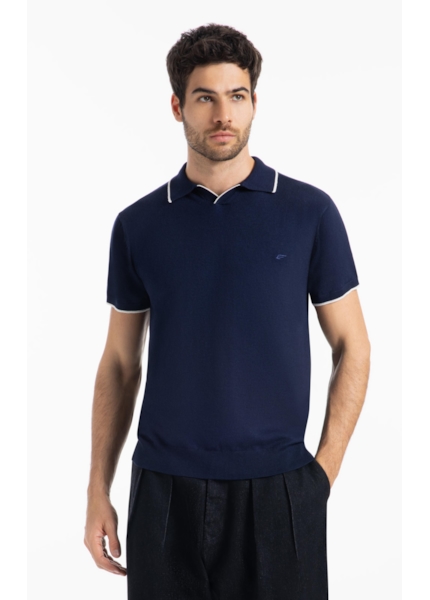 Polo Tricot Techno Visco Sweater Dark Navy