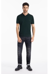 Polo Tricot Techno Visco Verde Escuro
