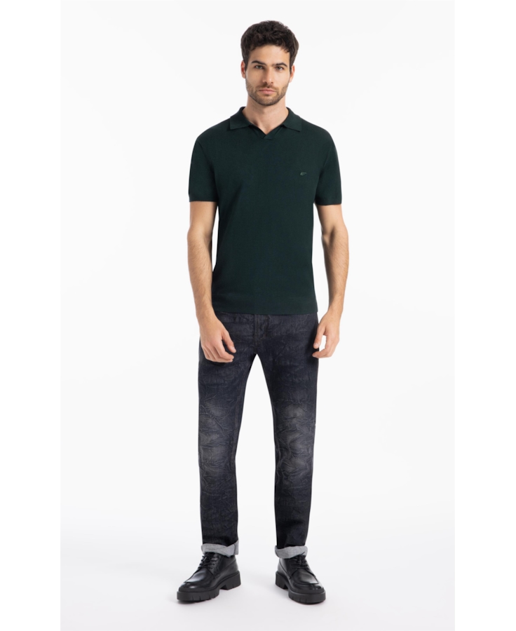 Polo Tricot Techno Visco Verde Escuro