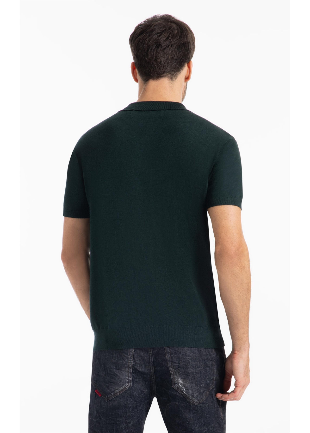 Polo Tricot Techno Visco Verde Escuro