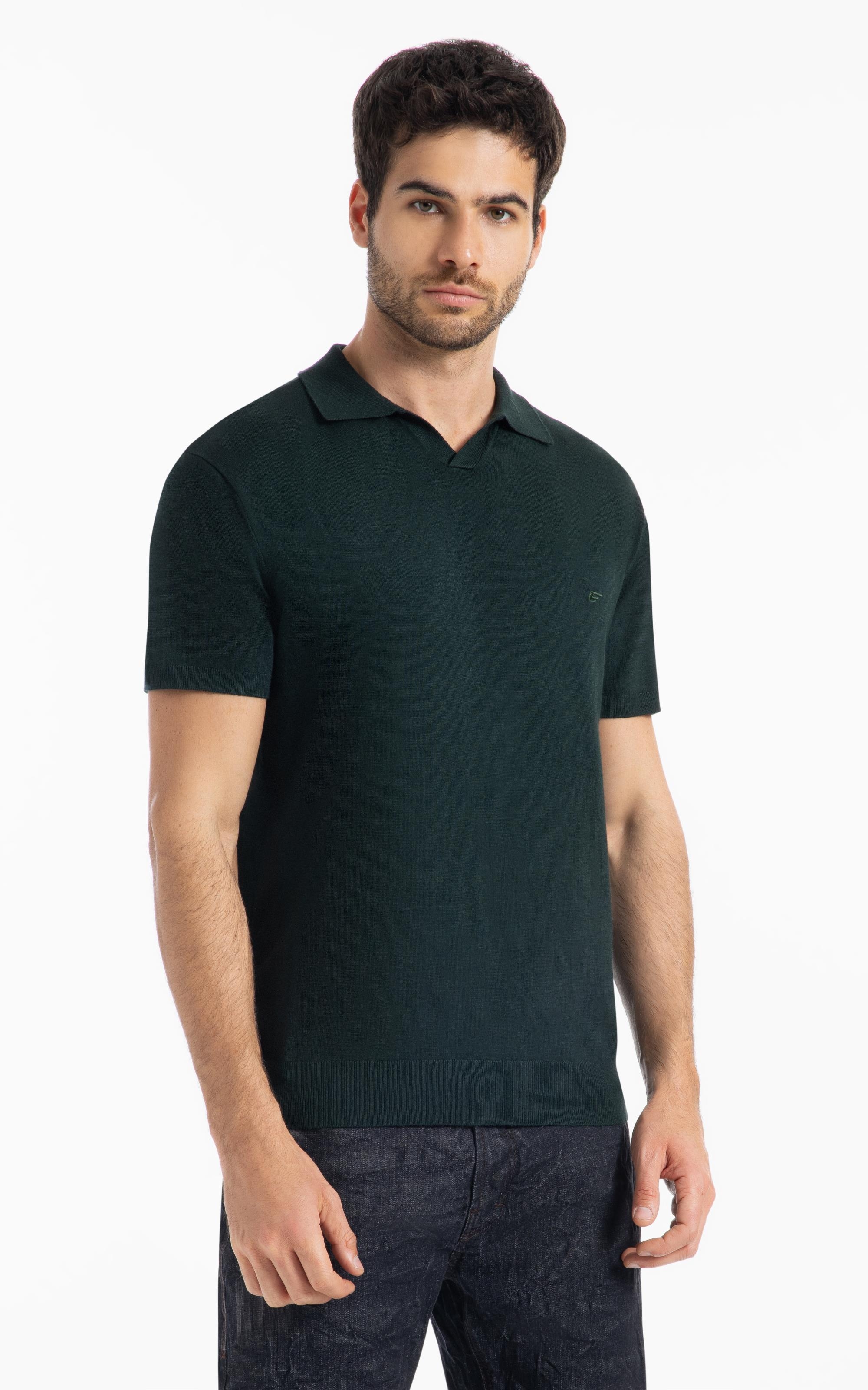 Polo Tricot Techno Visco Verde Escuro