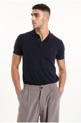 Polo Tricot Tecno Sweater Dark Navy