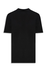 Polo Tricot Visco Blend Polo Button Jersey Mc Preto