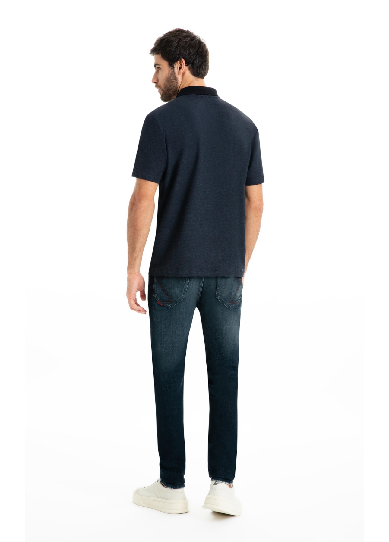 Polo Visco Cotton Easa Classic Mc Preto