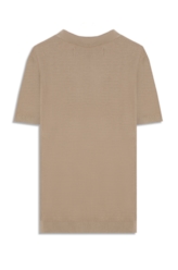 Polo Visco Mescla Polo Waffle Areia