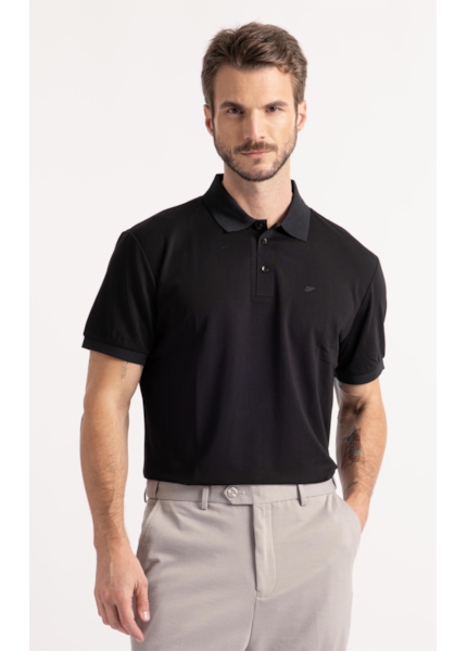Polo Visco Nylon Ellus Classic Mc Preto